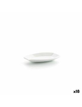 bandeja de aperitivos Ariane Alaska Branco Cerâmica Oval 10 x 7,4 x 1,5 cm 9,6 x 5,9 cm (18...