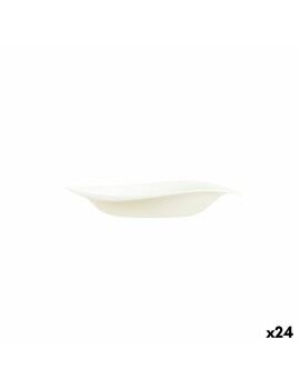 Plato Hondo Arcoroc Tendency Beige Vidrio (23 cm) (24 Unidades)