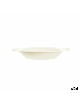 Plato Hondo Arcoroc Intensity Beige Vidrio (22 cm) (24 Unidades)