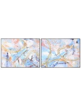 Cuadro DKD Home Decor 122 x 4,5 x 92 cm Abstracto Moderno (2 Unidades)