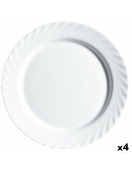 Fuente de Cocina Luminarc Trianon Blanco Vidrio (32,5 cm) (4 Unidades)