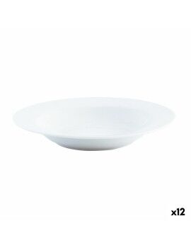 Prato Fundo Quid Basic Branco Cerâmica Ø 21,5 cm (12 Unidades)