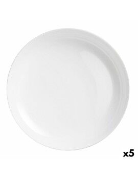 Frutero Luminarc Diwali Blanco Vidrio 30 x 7 cm Redondo (5 Unidades)