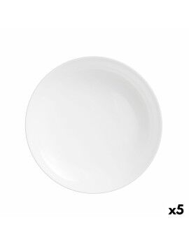 Frutero Luminarc Diwali Blanco Vidrio Ø 26 cm Redondo (5 Unidades)