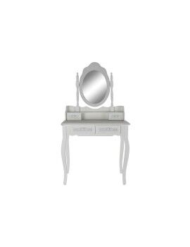 Toucador DKD Home Decor Espelho Branco ABS Madeira MDF (75 x 42 x 140 cm)