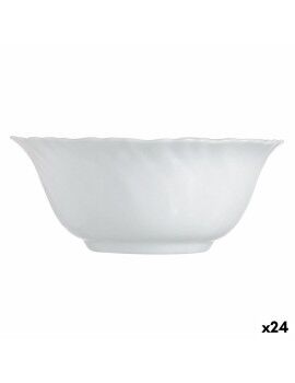 Tigela Luminarc Feston Branco Vidro (12 cm) (24 Unidades)