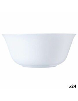 Bol Luminarc Carine Blanco Blanco Vidrio 12 cm (24 Unidades)