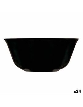 Tigela Luminarc Carine Preto Multiusos Vidro (12 cm) (24 Unidades)