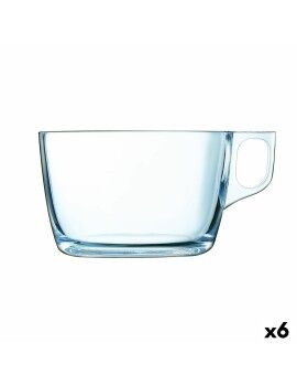 Taza Luminarc Nuevo Grande Transparente Vidrio (500 ml) (6 Unidades)