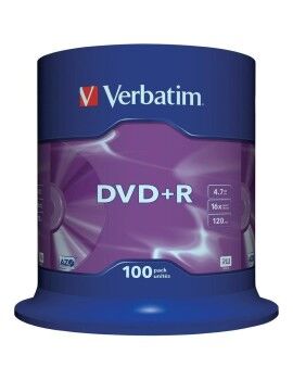 DVD-R Verbatim    100 Unidades