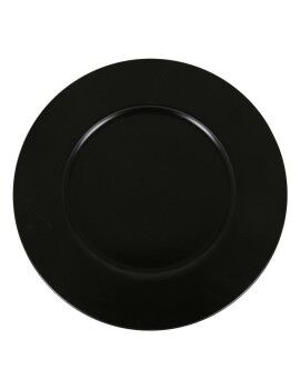 Bajo Plato Inde Neat Negro Porcelana Ø 32 cm