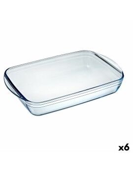 Recipiente de Cozinha Pyrex Classic 4,6 L 40,3 x 26,3 x 7,3 cm Transparente Vidro (6 Unidades)