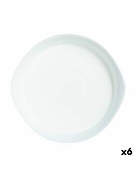Recipiente de Cozinha Luminarc Smart Cuisine Redonda Branco Vidro Ø 28 cm (6 Unidades)