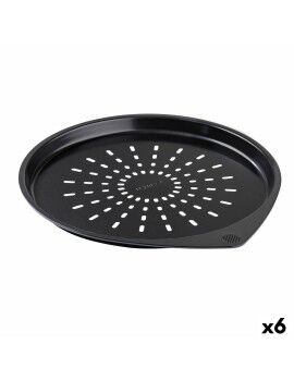 Molde para Pizza Pyrex Magic Negro Metal Ø 30 cm (6 Unidades)