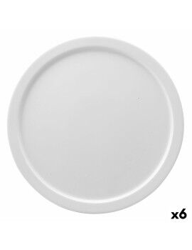 Prato para Pizza Ariane Prime Cerâmica Branco Ø 32 cm (6 Unidades)