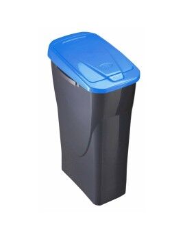 Caixote de Lixo para Reciclagem Mondex Ecobin Azul Com tampa 25 L