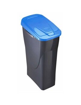 Caixote de Lixo para Reciclagem Mondex Ecobin Azul Com tampa