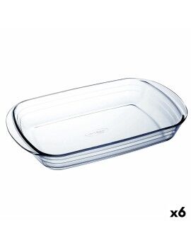 Fuente para Horno Ô Cuisine Ocuisine Vidrio Transparente Vidrio Rectangular 40,3 x 26,3 x 7,3 cm...