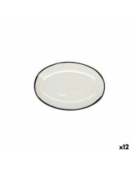 Bandeja de Aperitivos Ariane Vital Filo Cerámica Blanco Ø 26 cm (12 Unidades)