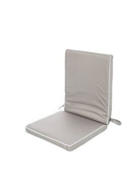Almofada para cadeiras 90 x 40 x 4 cm Cinzento