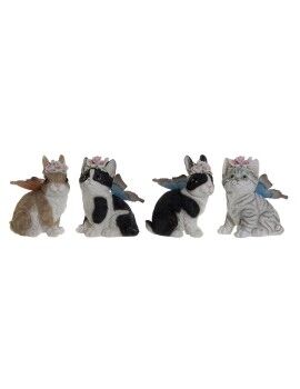 Figura Decorativa DKD Home Decor 11 x 13 x 15 cm Animales (4 Unidades)