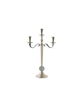 Candelabro DKD Home Decor 30 x 12 x 46 cm Plateado Aluminio Cromado