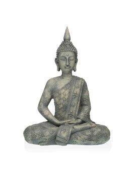 Figura Decorativa Versa Cinzento Buda 19 x 40 x 28 cm Resina