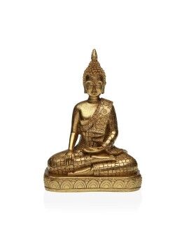 Figura Decorativa Versa Dourado Buda 8 x 23 x 15,5 cm Resina