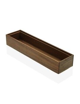 Caja Multiusos Versa Bambú Acacia 7,7 x 5,1 x 30,5 cm