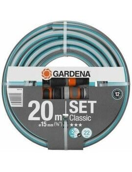 Conjunto de mangueiras com acessórios Gardena Classic 20 m Ø 15 mm
