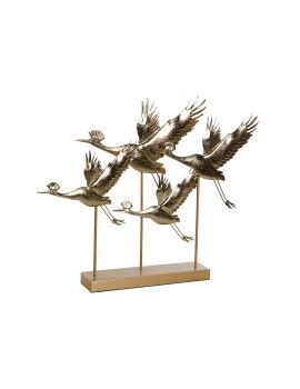 Figura Decorativa DKD Home Decor 64 x 9 x 51 cm Dorado Pájaro