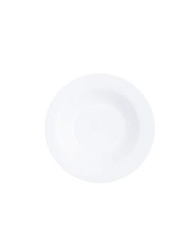 Conjunto de pratos Arcoroc Intensity Branco 6 Unidades Vidro 22 cm