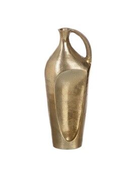 Vaso Dourado Metal 15 x 15 x 40 cm