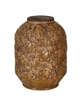 Vaso 20,5 x 20,5 x 26,5 cm Cerâmica Castanho