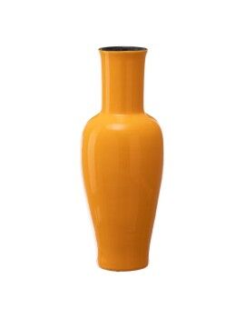 Vaso 21,5 x 21,5 x 52,5 cm Cerâmica Amarelo