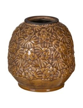 Vaso Cerâmica Castanho 20 x 20 x 20 cm