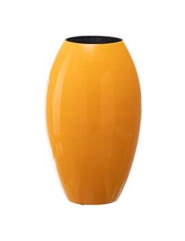 Vaso 21,5 x 21,5 x 36 cm Cerâmica Amarelo