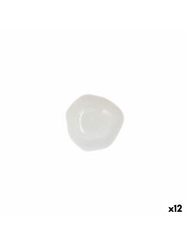 Bol Ariane Earth Ø 14 cm Cerámica Blanco (12 Unidades)