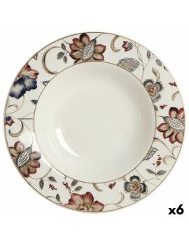 Plato Hondo Queen´s By Churchill Jacobean Floral Cerámica Loza 22,8 cm (6 Unidades)