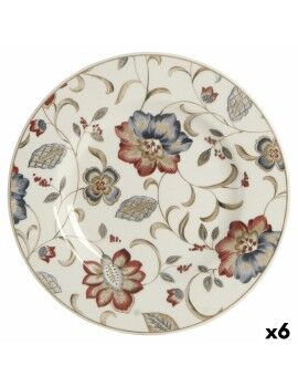 Prato para Sobremesas Queen´s By Churchill Jacobean Floral Cerâmica servies 21,3 cm (6 Unidades)