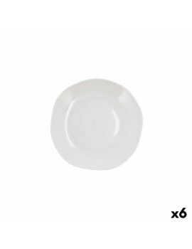 Plato Hondo Ariane Earth Cerámica Blanco 23 cm (6 Unidades)