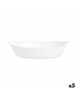 Fuente de Cocina Luminarc Smart Cuisine 32 x 20 cm Blanco Vidrio (6 Unidades)