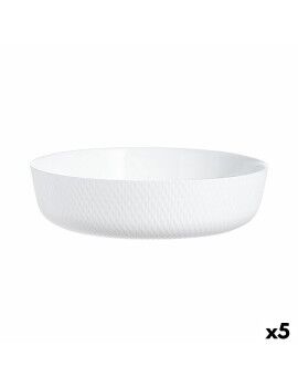 Fuente de Cocina Luminarc Smart Cuisine Blanco Vidrio Ø 26 cm (5 Unidades)