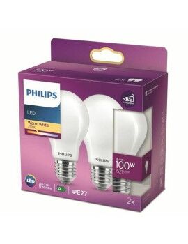 Lâmpada LED Philips Branco D A+ (2700k) (2 Unidades) (Recondicionado A+)