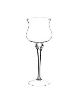 Candelabro 16 x 16 x 45 cm Cristal Transparente