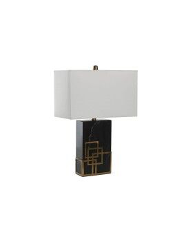 Lâmpada de mesa DKD Home Decor Branco Preto Dourado Metal 60 W 220 V 40 x 23 x 58 cm