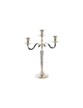 Candelabro DKD Home Decor 26 x 10 x 35 cm Plateado Aluminio