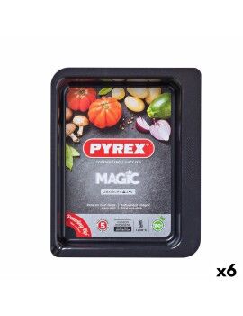 Fuente para Horno Pyrex Magic Rectangular 26 x 18 cm Metal 6 Unidades