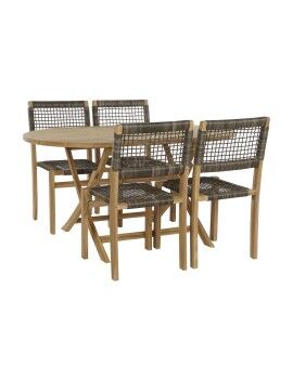 Conjunto de mesa com 4 cadeiras DKD Home Decor 90 cm 150 x 90 x 75 cm