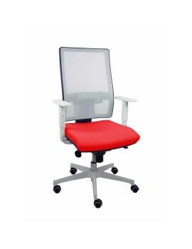 Cadeira de Escritório Horna P&C 50B4BRP Branco Vermelho